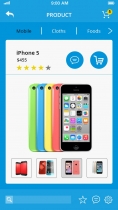 Shop & Communication iOS App UI Screenshot 11