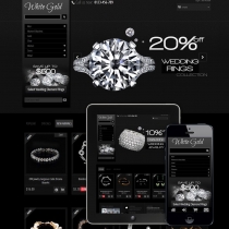 White Gold - Jewelry Store PrestaShop Theme Screenshot 1