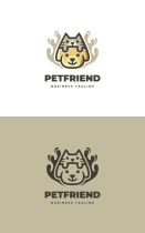 Pet Friend Logo Template Screenshot 3