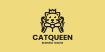 Cat Queen Logo Template Screenshot 2