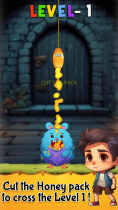 Honey Catcher - HTML5 Construct3 Game Screenshot 1