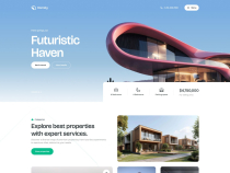 Homely Nextjs Real Estate Website Template Screenshot 1
