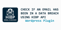 HIBP Email Checker - WordPress Plugin Screenshot 1