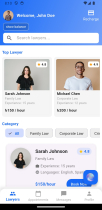 Lawyer advisor App Flutter UI  Screenshot 11