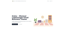 Ordra - Minimal Lightweight WordPress Theme Screenshot 4