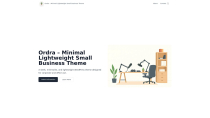 Ordra - Minimal Lightweight WordPress Theme Screenshot 5